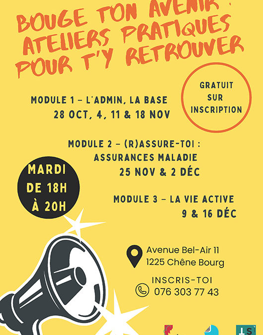 Bouge ton avenir : ateliers pratiques