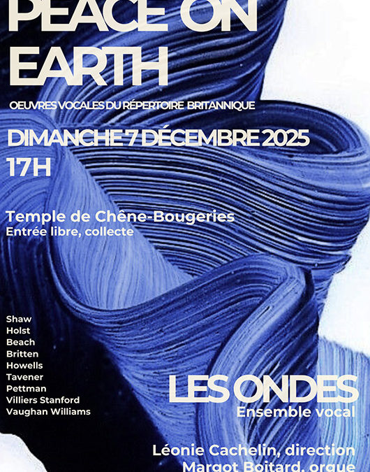 Peace on earth : oeuvres vocales britanniques